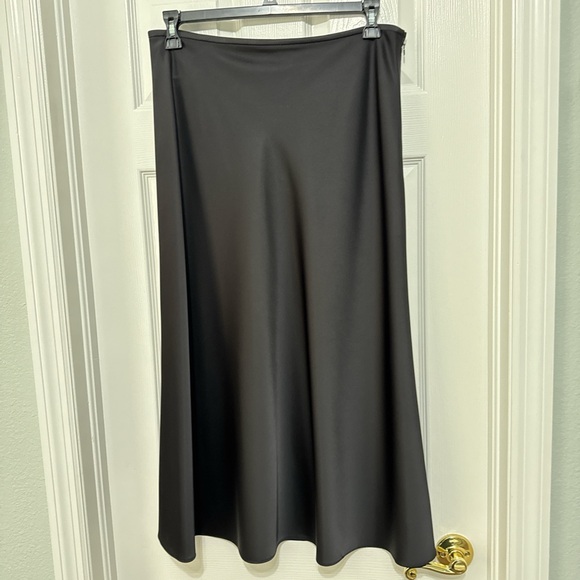 Antonio Melani Black Satin Skirt - Picture 3 of 4